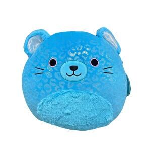 Squishmallows Sarge the Jaguar 12" Blue Plush Toy Stuffed Animal NWT